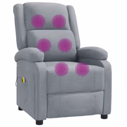 VidaXL 348447 sedia massaggiante elettrica Grigio - Vista aggiuntiva 7