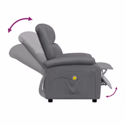 VidaXL 348464 sedia massaggiante elettrica Antracite - Vista aggiuntiva 6