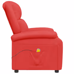 VidaXL 348466 sedia massaggiante elettrica Rosso - Vista aggiuntiva 4
