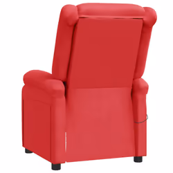 VidaXL 348466 sedia massaggiante elettrica Rosso - Vista aggiuntiva 5