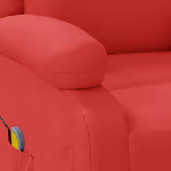 VidaXL 348466 sedia massaggiante elettrica Rosso - Vista aggiuntiva 7