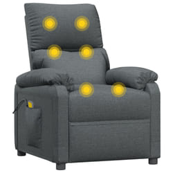 VidaXL 348470 sedia massaggiante elettrica Grigio