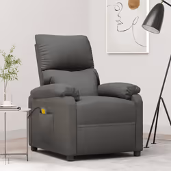 VidaXL 348470 sedia massaggiante elettrica Grigio