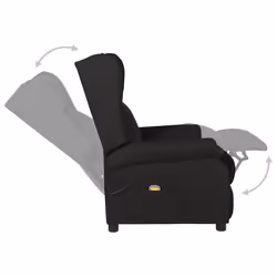 VidaXL 348518 sedia massaggiante elettrica Nero - Vista aggiuntiva 6
