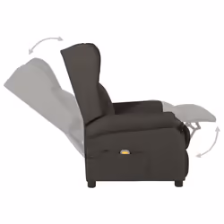 VidaXL 348524 sedia massaggiante elettrica Grigio talpa - Vista aggiuntiva 6