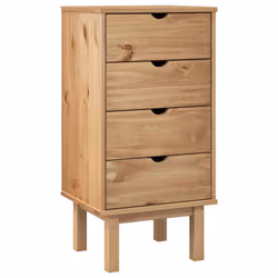 vidaXL Cassettiera OTTA 45x39x90 cm in Legno Massello di Pino - Vista aggiuntiva 2