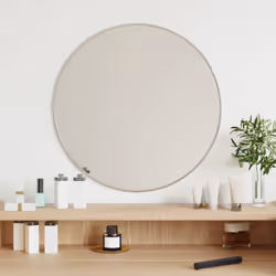 Aggiungete un tocco in stile minimalistico ai vostri interni con questo pratico specchio da parete! Materiale durevole: Quest ...