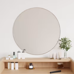 Aggiungete un tocco in stile minimalistico ai vostri interni con questo pratico specchio da parete! Materiale durevole: Quest ...