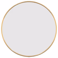 Specchio da Parete Dorato Ø 40 cm Rotondocod mxl 71553 - Vista aggiuntiva 2