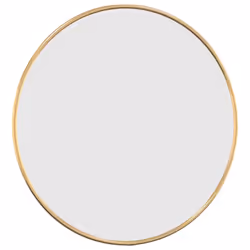 Specchio da Parete Dorato Ø 40 cm Rotondocod mxl 71553 - Vista aggiuntiva 3
