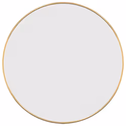 Specchio da Parete Dorato Ø 50 cm Rotondocod mxl 97095 - Vista aggiuntiva 2
