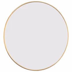 Specchio da Parete Dorato Ø 50 cm Rotondocod mxl 97095 - Vista aggiuntiva 3