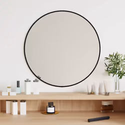 Aggiungete un tocco in stile minimalistico ai vostri interni con questo pratico specchio da parete! Materiale durevole: Quest ...