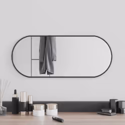 Aggiungete un tocco in stile minimalistico ai vostri interni con questo pratico specchio da parete! Materiale durevole: Quest ...