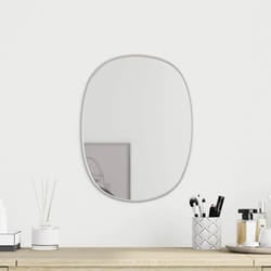 vidaXL Specchio da Parete Argento 40x30 cm