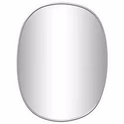 vidaXL Specchio da Parete Argento 40x30 cm - Vista aggiuntiva 2