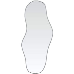 Specchio da Parete Argento 100x45 cm vidaXL800936