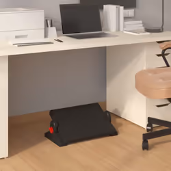 Il poggiapiedi, che si distingue per il suo design ergonomico, è ideale per rilassare le gambe in ufficio mentre lavorate, o ...