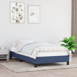vidaXL Giroletto senza Materasso Blu 90x190 cm in Tessuto