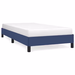 vidaXL Giroletto senza Materasso Blu 90x190 cm in Tessuto - Vista aggiuntiva 2