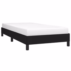 vidaXL Giroletto senza Materasso Nero 90x200 cm in Tessuto - Vista aggiuntiva 3