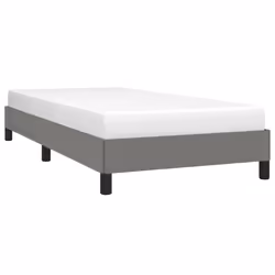 vidaXL Giroletto senza Materasso Grigio Scuro 100x200 cm Tessuto - Vista aggiuntiva 3