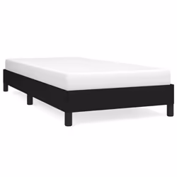 vidaXL Giroletto senza Materasso Nero 100x200 cm in Tessuto - Vista aggiuntiva 2