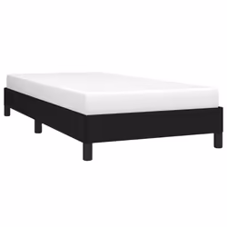 vidaXL Giroletto senza Materasso Nero 100x200 cm in Tessuto - Vista aggiuntiva 3