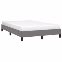 vidaXL Giroletto senza Materasso Grigio Scuro 120x200 cm Tessuto - Vista aggiuntiva 3