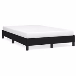 vidaXL Giroletto senza Materasso Nero 120x200 cm Tessuto - Vista aggiuntiva 2