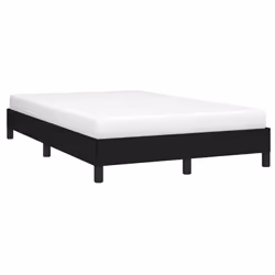 vidaXL Giroletto senza Materasso Nero 120x200 cm Tessuto - Vista aggiuntiva 3
