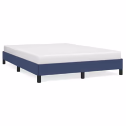 vidaXL Giroletto senza Materasso Blu 140x190 cm in Tessuto - Vista aggiuntiva 2