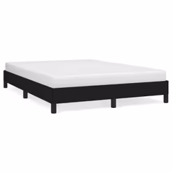 vidaXL Giroletto senza Materasso Nero 140x200 cm in Tessuto - Vista aggiuntiva 2