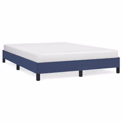 vidaXL Giroletto senza Materasso Blu 140x200 cm in Tessuto - Vista aggiuntiva 2