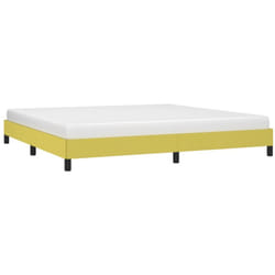 Giroletto senza Materasso Verde 200x200 cm in Tessuto vidaXL