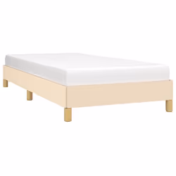 vidaXL Giroletto senza Materasso Crema 90x190 cm in Tessuto - Vista aggiuntiva 3
