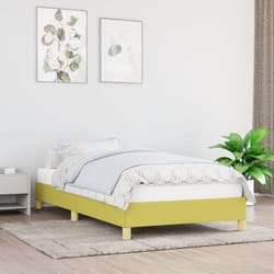 Letto adulto, Giroletto, Letto singolo Verde 100x200 cm in Tessuto Vidaxl