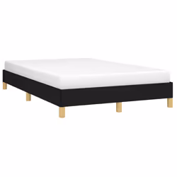 vidaXL Giroletto senza Materasso Nero 120x200 cm Tessuto - Vista aggiuntiva 3