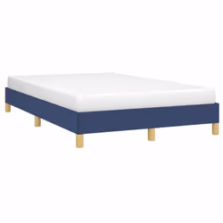 vidaXL Giroletto senza Materasso Blu 120x200 cm in Tessuto - Vista aggiuntiva 3