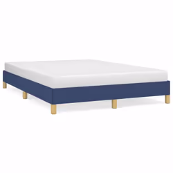 vidaXL Giroletto senza Materasso Blu 160x200 cm in Tessuto - Vista aggiuntiva 2