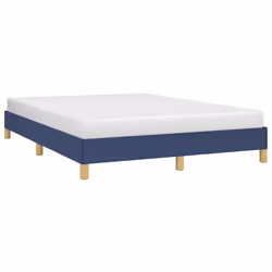 vidaXL Giroletto senza Materasso Blu 160x200 cm in Tessuto - Vista aggiuntiva 3