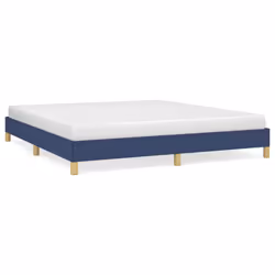 vidaXL Giroletto senza Materasso Blu 180x200 cm in Tessuto - Vista aggiuntiva 2