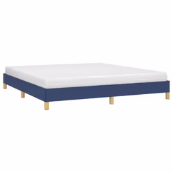 vidaXL Giroletto senza Materasso Blu 180x200 cm in Tessuto - Vista aggiuntiva 3