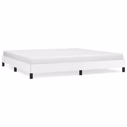 vidaXL Giroletto Bianco 200x200 cm in Similpelle - Vista aggiuntiva 2