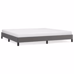 vidaXL Giroletto Grigio 200x200 cm in Similpelle - Vista aggiuntiva 2