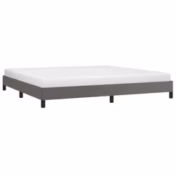 vidaXL Giroletto Grigio 200x200 cm in Similpelle - Vista aggiuntiva 3