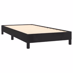 vidaXL Giroletto senza Materasso Nero 100x200 cm in Velluto - Vista aggiuntiva 3