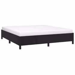 vidaXL Giroletto senza Materasso Nero 180x200 cm in Velluto - Vista aggiuntiva 3