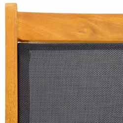 VidaXL 3120441 sedia da esterno Terrazzo Legno di acacia, Tessuto - Vista aggiuntiva 6