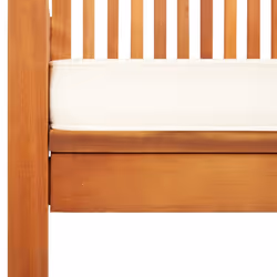 VidaXL 3120450 sedia da esterno Terrazzo Seduta imbottita Legno di acacia Crema - Vista aggiuntiva 6